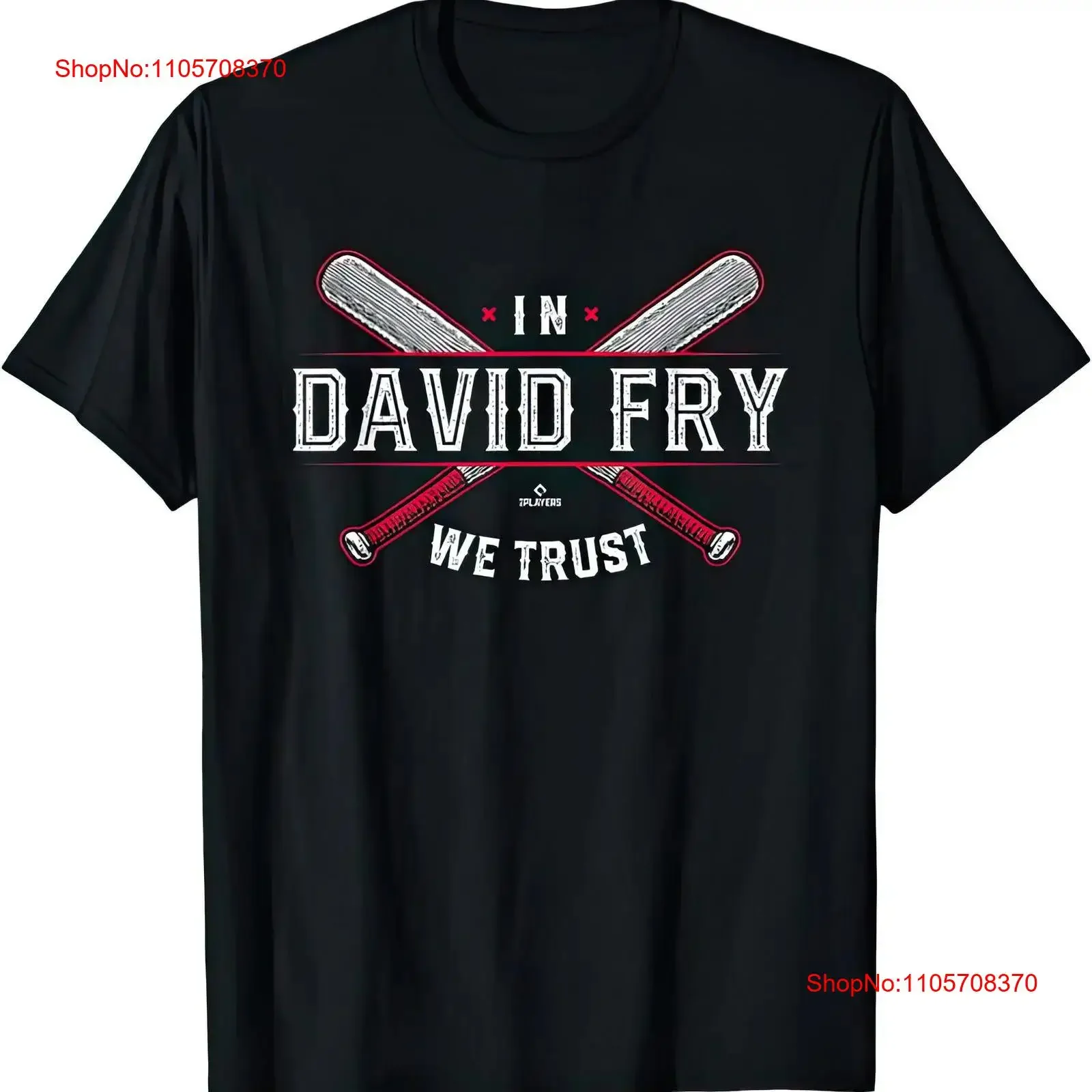 In David Fry We Trust Baseball T Shirt vintage Washed Casual fashion homme Versatile Stretched Soft Slightly Unisex