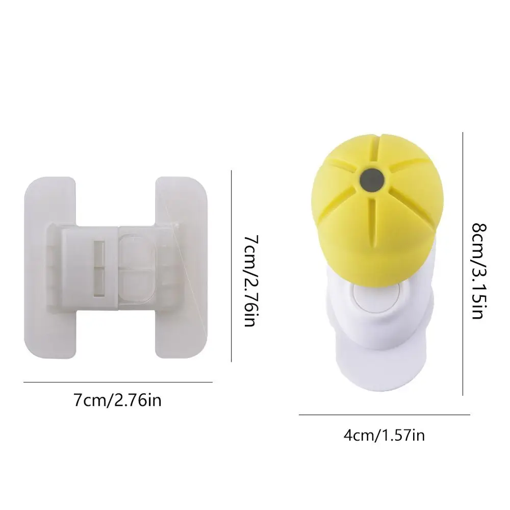 Luminous Baby Safety Lock Cabinet Locks Door Padlock Door Stopper Multipurpose Anti-Pinching Hand Child Protection Equipment