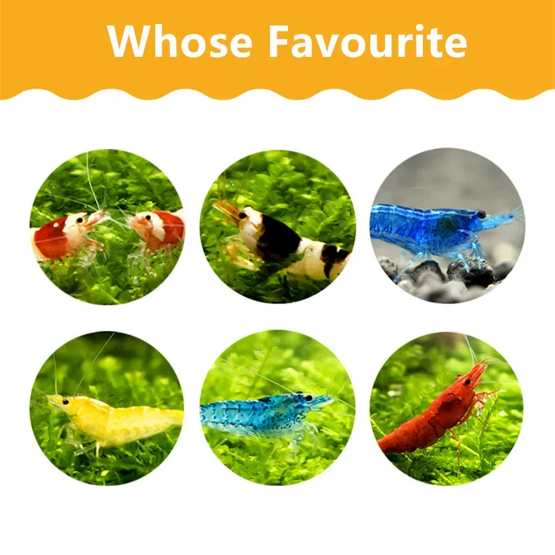 Crystal Red Shrimp Snail  Snow Natto Food Ocean Healthy Nutrition Aquarium Shrimp Food Feeding Fish Tank Supplies 40g