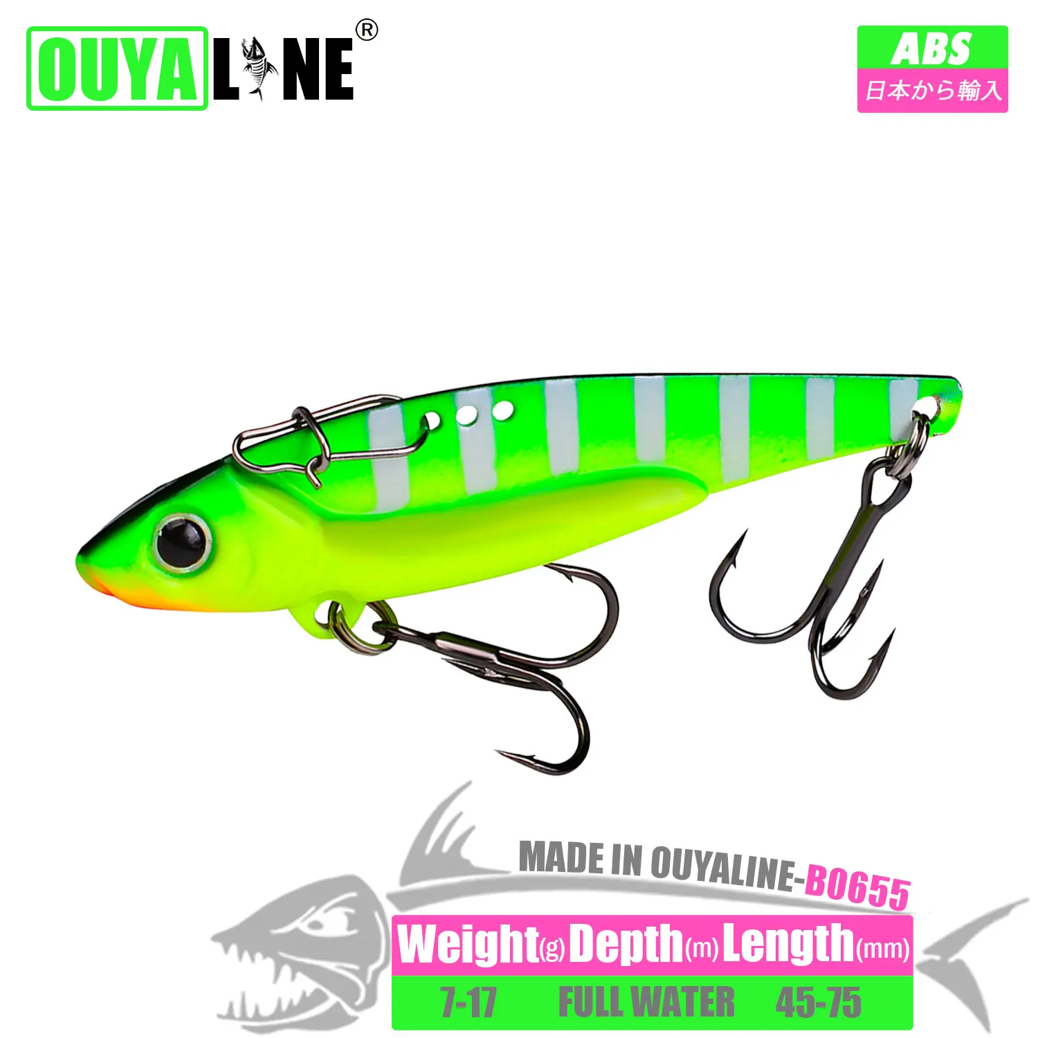 

VIB Fishing Lure 7g/12g/17g Isca Artificial Blade Metal Vibration Sinking Hard Bait Pesca For Bass Pike Perch Fish Tackle Leurre