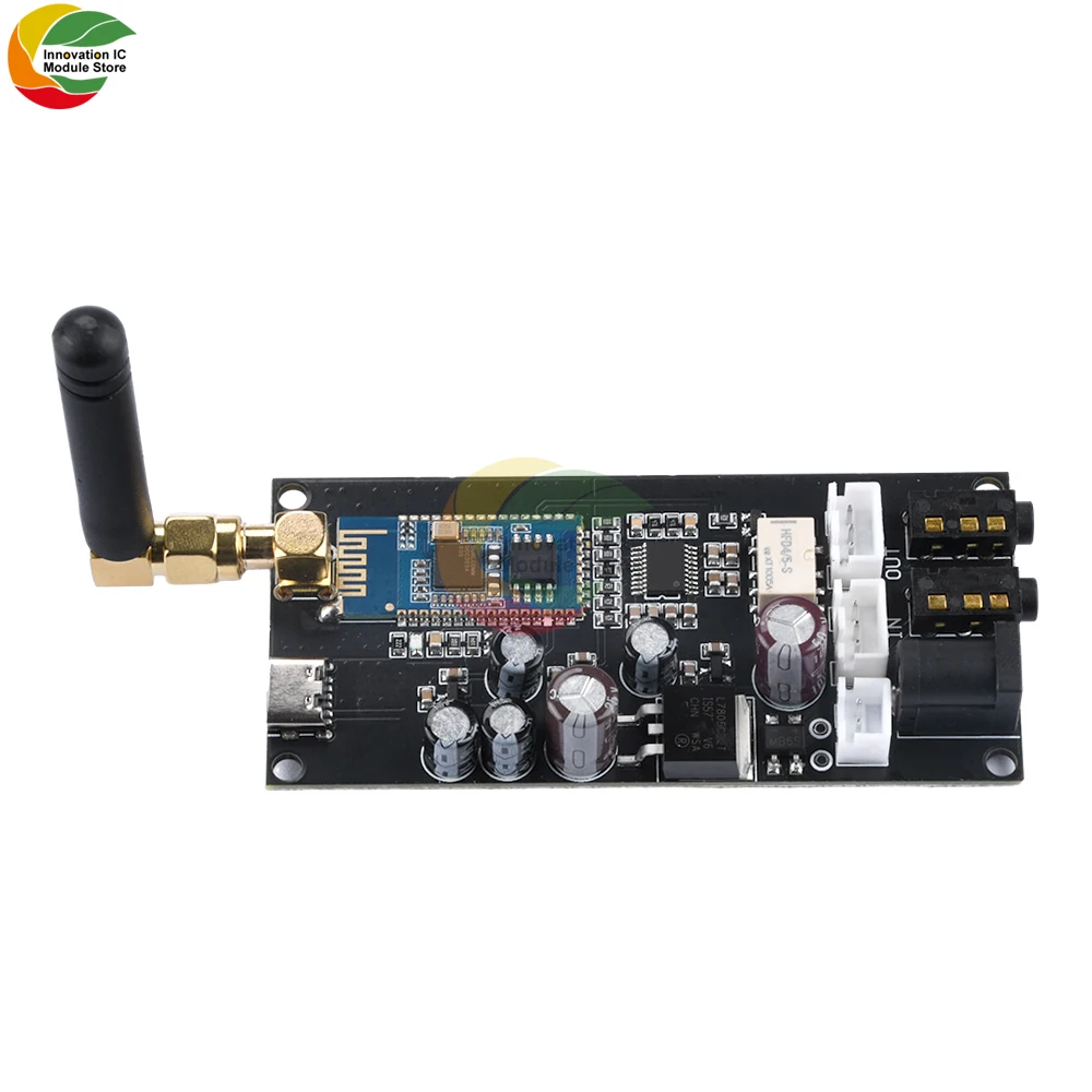 Imagem -05 - Bluetooth 5.1 Lossless Decoding Board Amplificador Modificado Audio Faça Você Mesmo Suporte Zero Noise Aptx Aptx-hd Pcm5102a Qcc3034