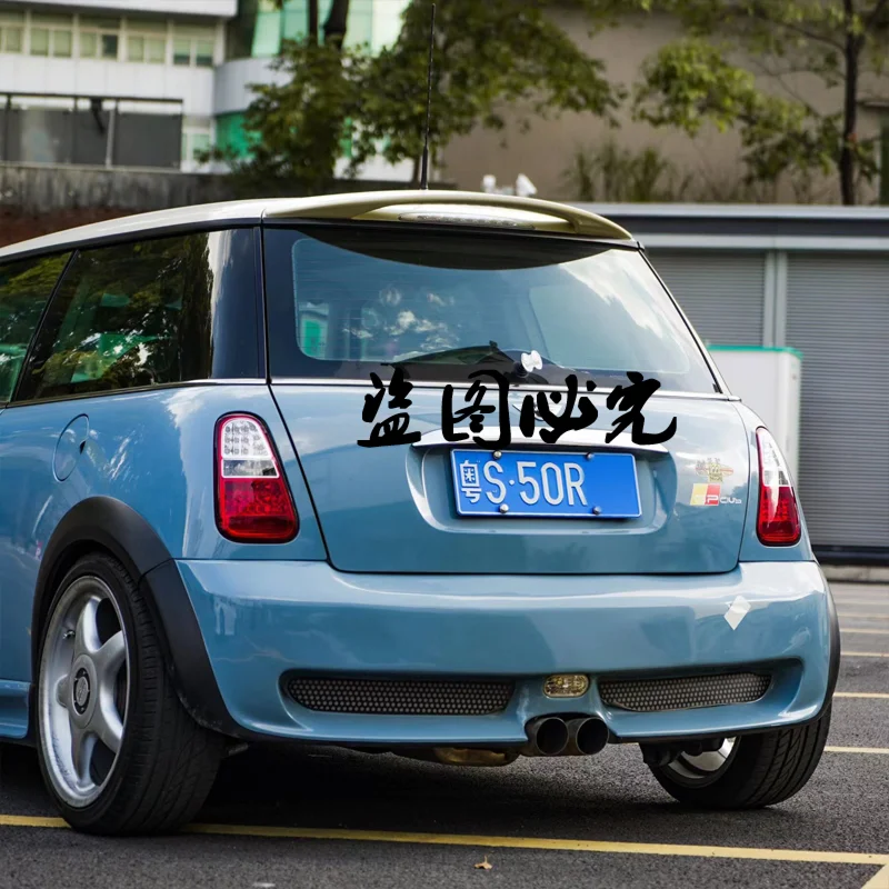 For Mini R50 R51 R53 Cooper S 2001-2006 High Quality Carbon Fiber Rear Roof Spoiler Wing Trunk Lip Boot Cover Car Styling