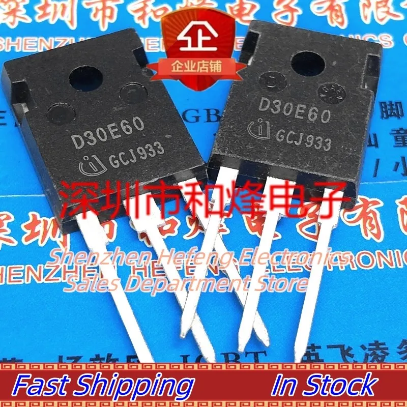 

10PCS-20PCS D30E60 IDW30E60 TO-247 600V 30A Quality