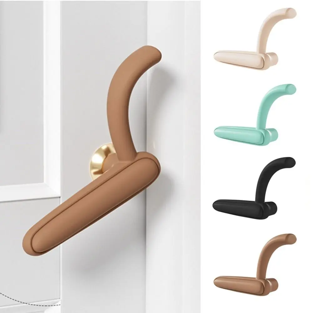 Anti-collision Silicone Door Knob Cover Handle Sleeve Protector Anti Pinch Hand Anti Backlock Mute Bedroom Door Handle Cover