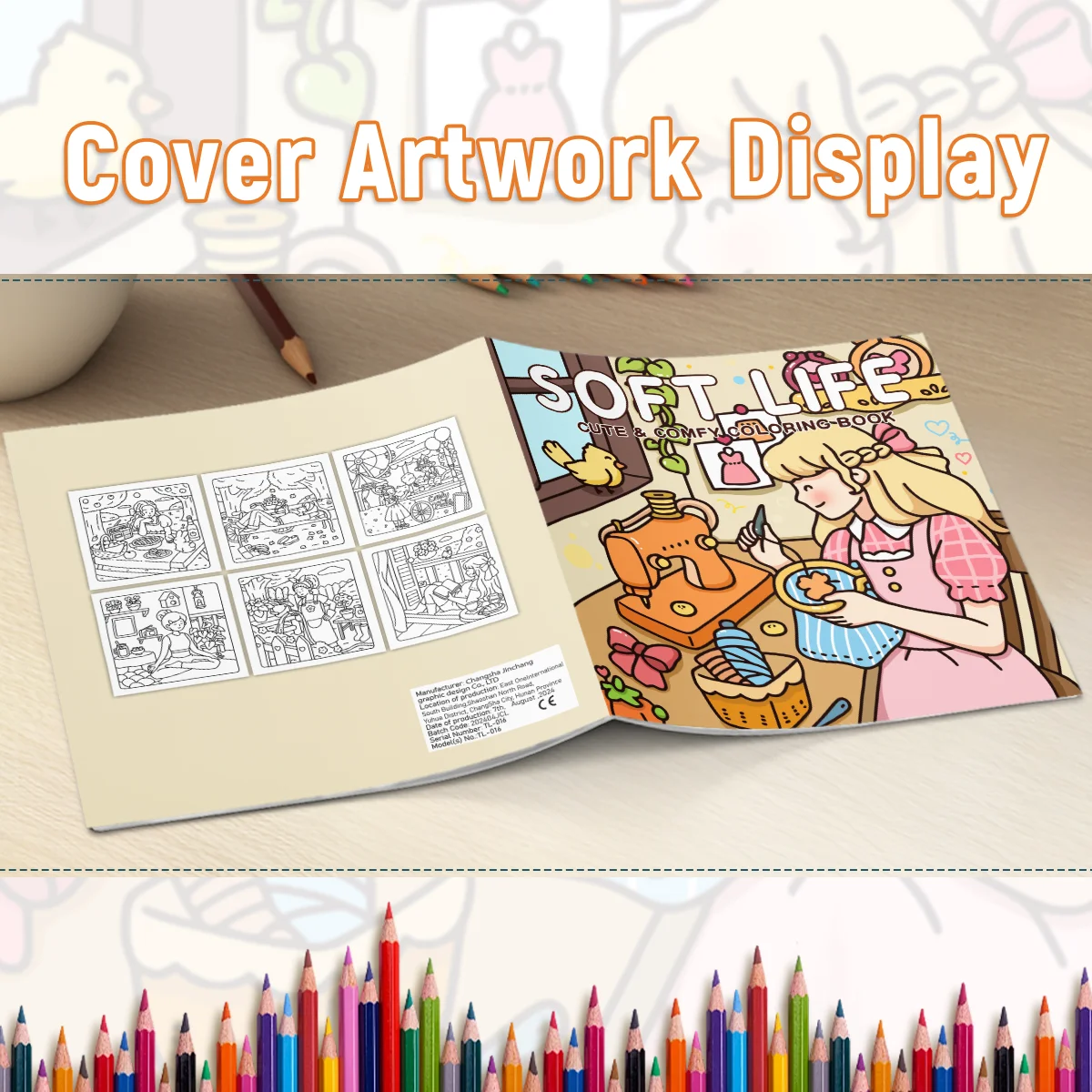 SOFT LIFE Bold-easy Patterns Coloring Book for Adults Cute Drawing Book Perfect Gift for Party and Birthday