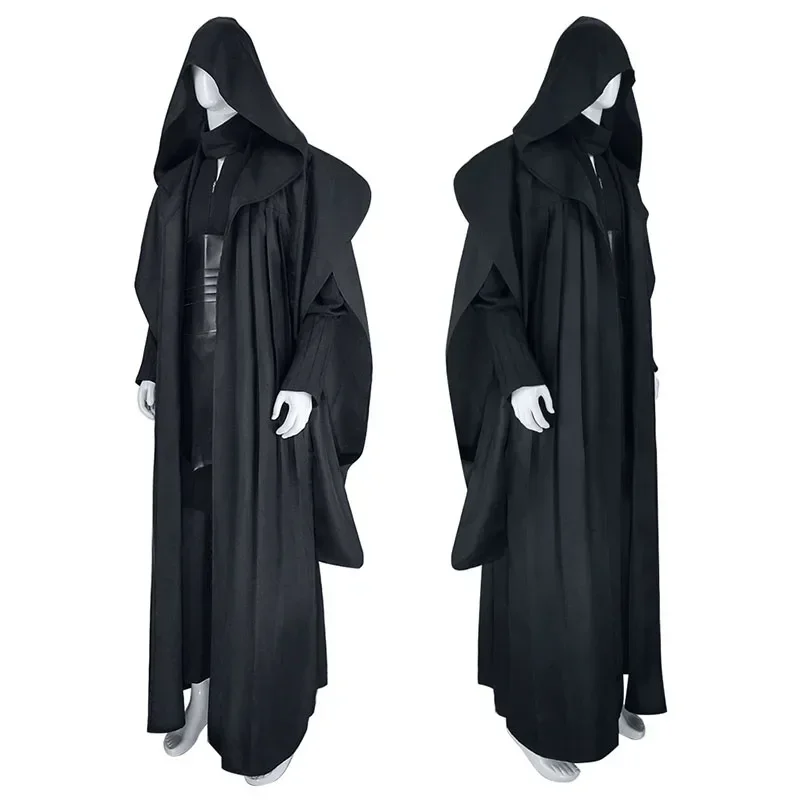 Disfraz de Darth Maul, disfraz de Darth Maul, uniforme, capa, máscara, disfraces de fiesta de Carnaval de Halloween para adultos para hombre y mujer