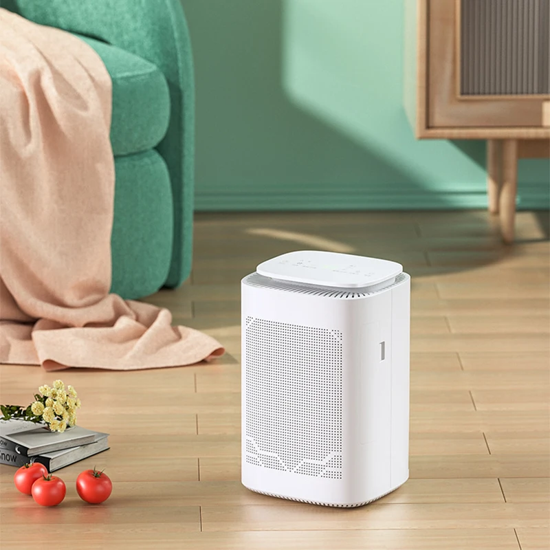 Air Purifier and Dehumidifier Combo HEPA Combination Filter Negative Ion Function Auto Shut-Off Timer Semiconductor Condensation