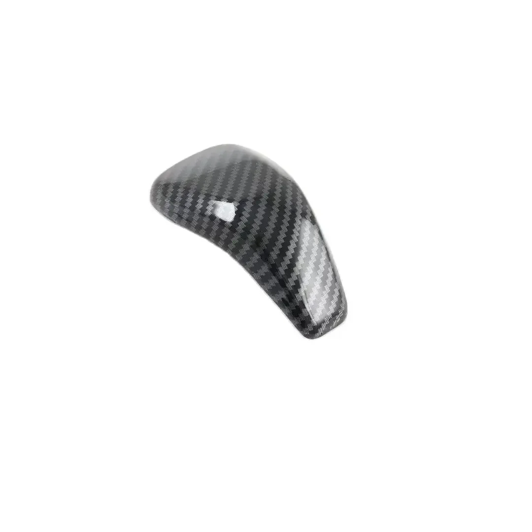 For Subaru Outback BT 2020 2021 2022 ABS Carbon Fiber Gear Shift Head Knob Cap Frame Cover Trim Sticker Interior Car Accessories