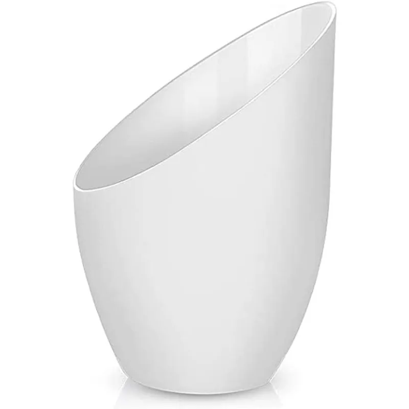 

2 Pack Plastic Lampshade,5.7 inch High,4.1 inch Diameter,1.65 inch Fitter,Replacement Plastic Lamp Shade for LED Floor Lamp [Whi