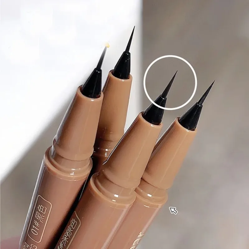 Matita per Eyeliner Ultra Fine a prova di sbavature ad asciugatura rapida penna per Eyeliner a lunga durata facile da usare prodotti per il trucco degli occhi cosmetici coreani