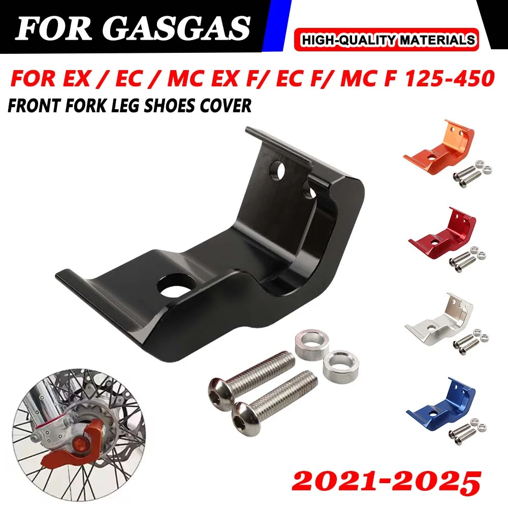 Front Right Lower Fork Leg Guard Protector Cover For GasGas EC 300 EC 250 250F 350F MC 125 250 250F 350F 450F EX 250 300 2024