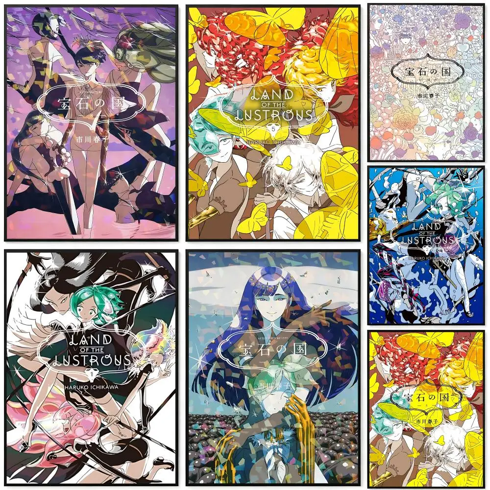 anime Land of the Lustrous Poster Poster HD Frameless Fresh Natural Style Wall Art Home Decor For Living Room Bedroom Gift