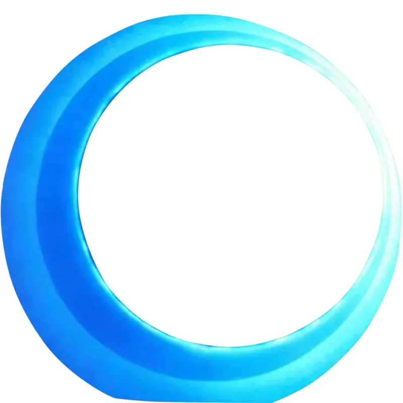 

Outdoor luminous moon lamp Internet celebrity clock in seat Crescent B & B