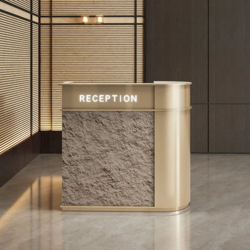 

Luxury Hotel Reception Desks Restaurant Display Modern Shop Beauty Design Reception Desks Company Mostrador Trendy Furniture