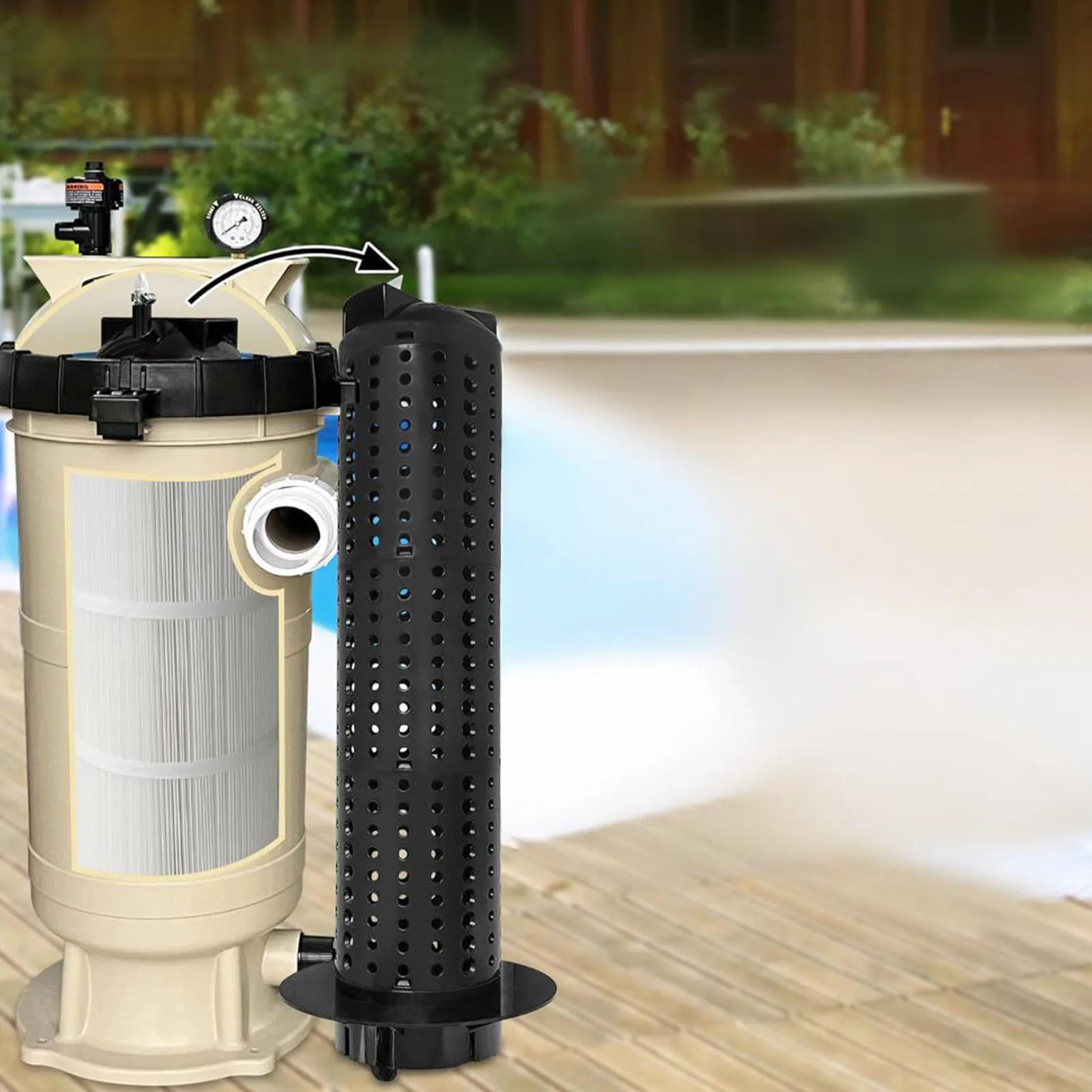 

Center Replacement for 75 Feet Swimming Pool Spa Cartridge Filter 59053600 75 Feet Pool Filter Center