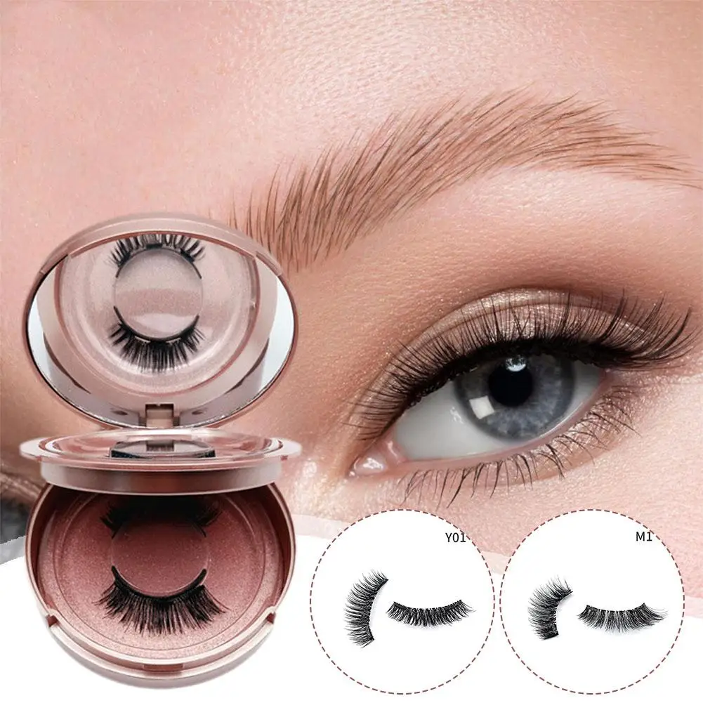 3D Magnetic False Eyelashes With Eyelash Clip Natural Beauty Use Eyelashes False Repeated Makeup Tool Mink Lash Waterproof