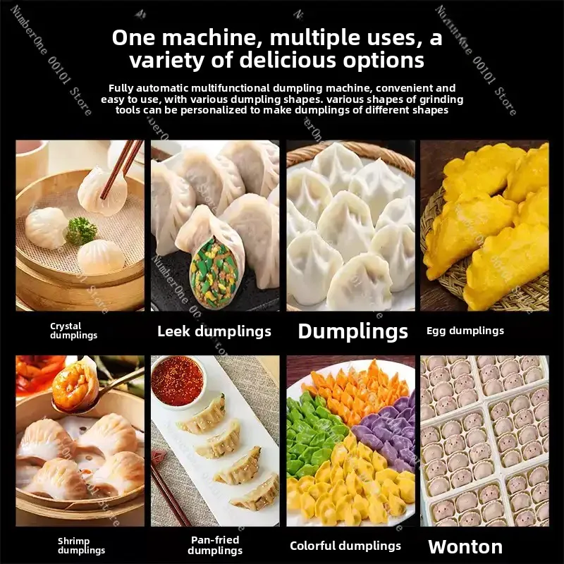 New automatic dumpling maker - commercial, small-scale, intelligent, hand-like dumpling and wonton machine