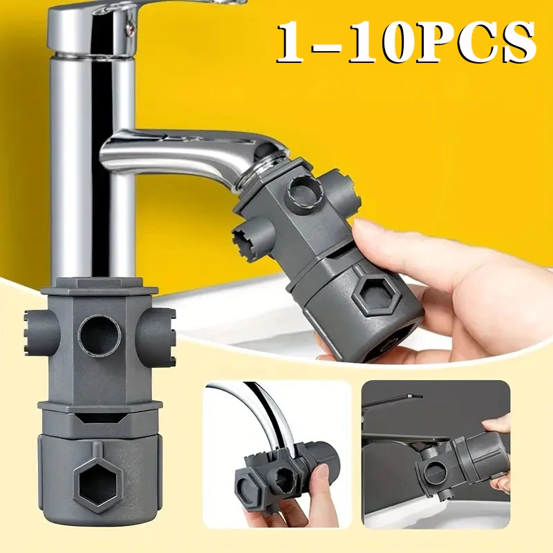

1-10PCS Multifunctional Faucet Spanner Kitchen Sink Bubbler Universal Unscrewing Device for Spout Removal Kitchen Accessory