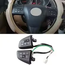 

For Mazda 3 5 CX-5 CX-7 Car Cruise Control Switch Button Volume Mode Multi-Function Steering Wheel Switch Control Buttons