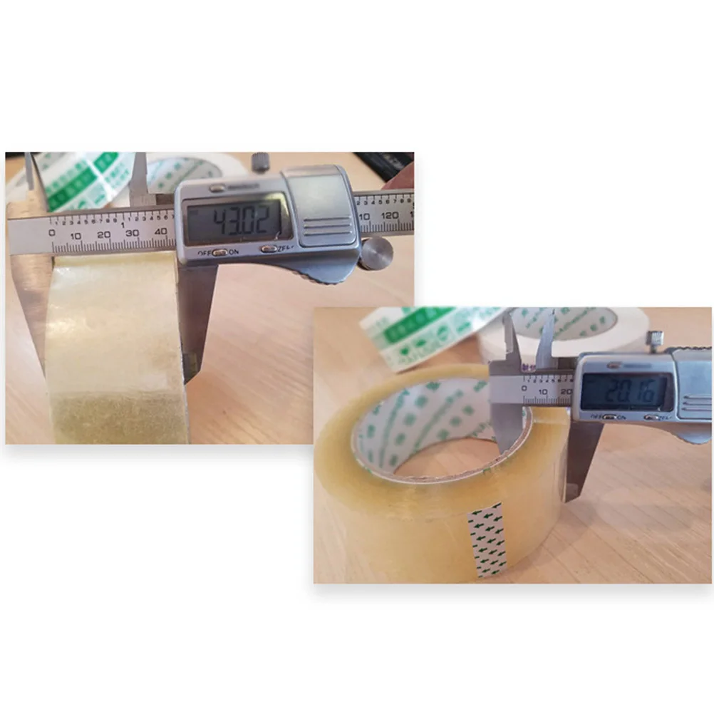 4pcs Sealing 45Mmx50M Transparent Beige Multi-Purpose Waterproof Strong Adhesive Packing Tape For Shipping Storage Packing Tape