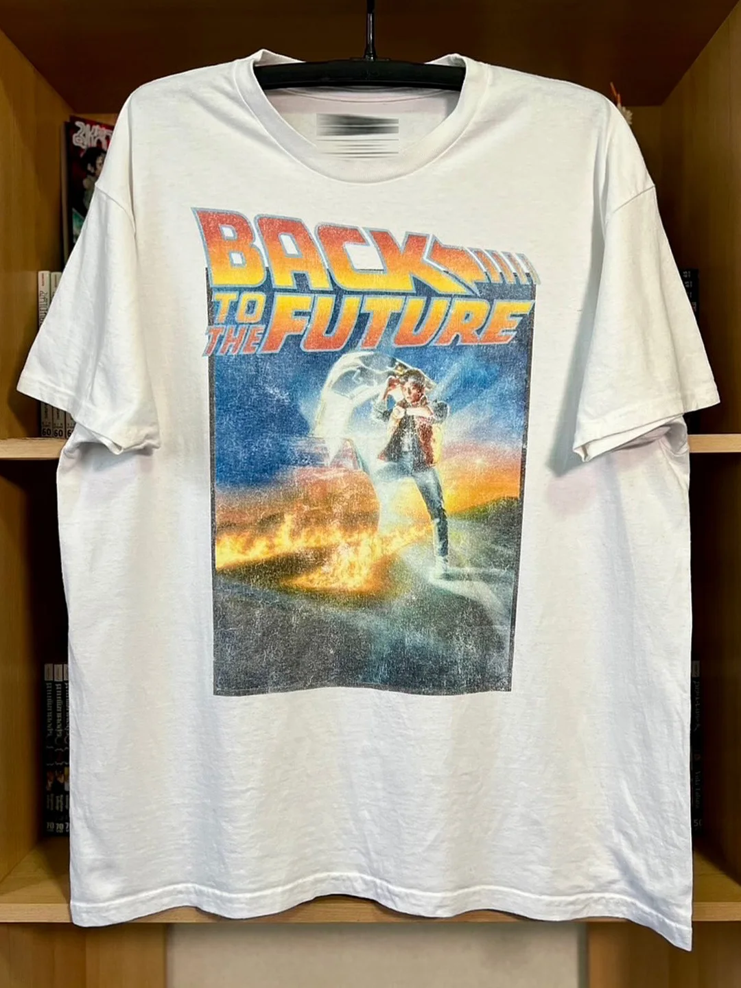American Retro Short Sleeve T-Shirt Back to the Future Postpunk Trendy Brand Cotton Half Sleeve Breathable Summer T-Shirt