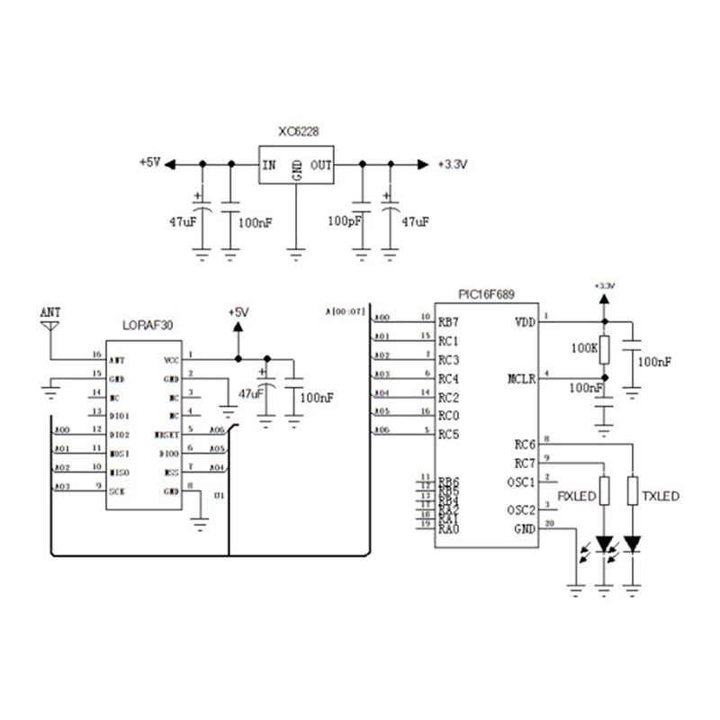Wireless Transceiver Module Anti-Interference RF Transceiver 1W High Power Long Distance Data Transmission 470-510 Mhz