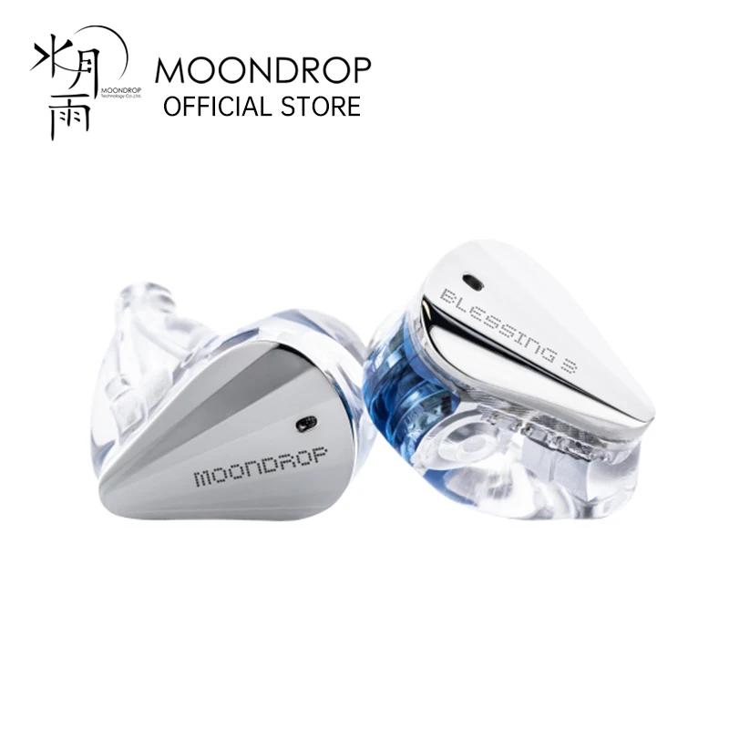 MOONDROP Blessing3 In-Ear Earphones 2DD+4BA Hybrid Triple-range Frequency Division In-ear Monitors 0.78-2pin Blessing 3 Earbuds