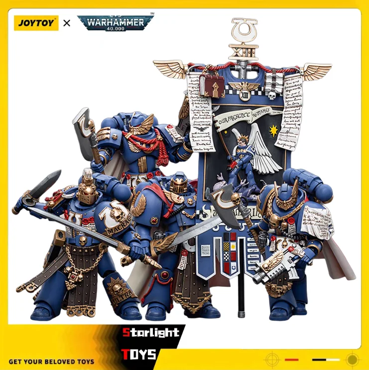 

JOYTOY 1/18 Action Figure Warhammer 40K Ultramarines Honour Guard 5PCS Toy Model Gift Collection