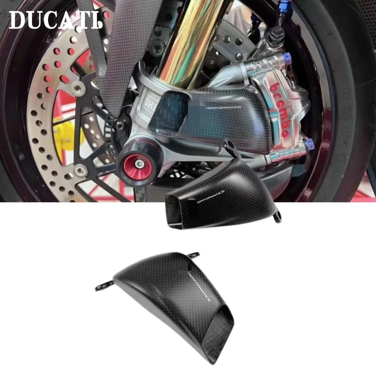 

For Ducati Street Fighter V4 V4S V4SP modified with all carbon fiber accessories, calipers, radiator vents, dry carbon