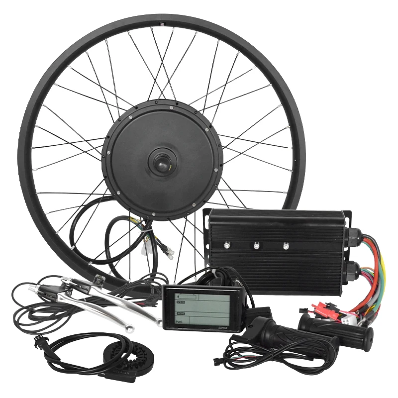 Vendita calda 72v 3000w 5000w 8000w Kit motore per bicicletta elettrica senza spazzole parti di biciclette elettriche Kit di conversione bici