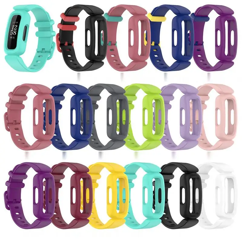 Cinturino in Silicone per Fitbit ACE 2 3 cinturino per orologio intelligente per bambini cinturino sportivo di ricambio per Fitbit Inspire 1 2 HR Correa