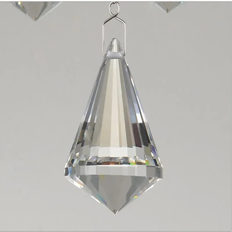 LED E27 Nordic Iron Crystal Glass  Lamp. Light.Ceiling Lights. Ceiling  Lamp Foyer Bedroom Hall