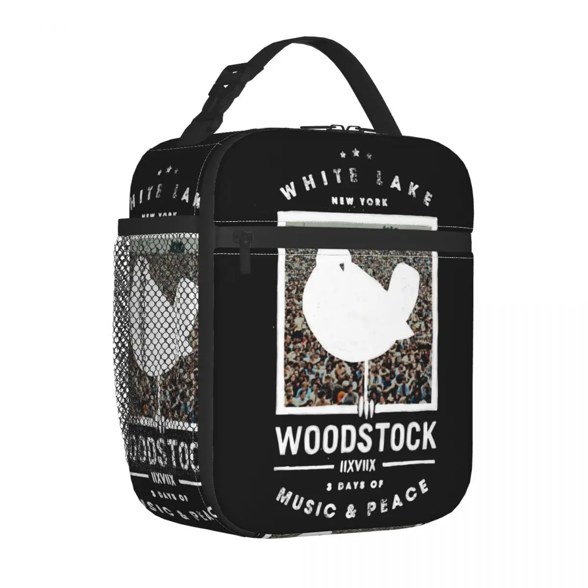 

Woodstock Birds Eye View Insulated Lunch Bag Thermal Bag Reusable Portable Tote Lunch Box Bento Pouch Office Picnic