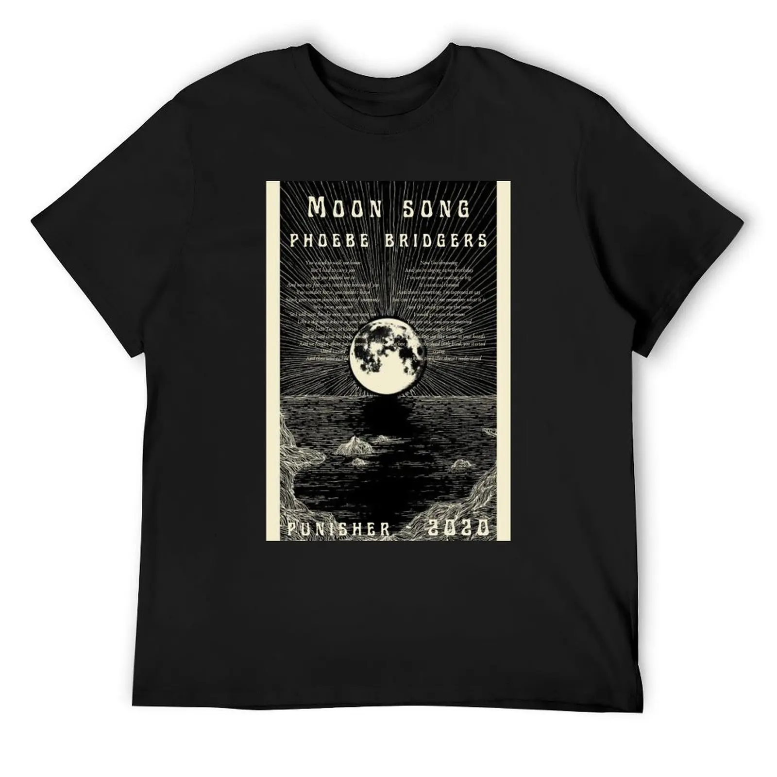 

moon song phoebe bridgers poster T-Shirt cheap stuff graphic shirts shirts graphic t shirt men