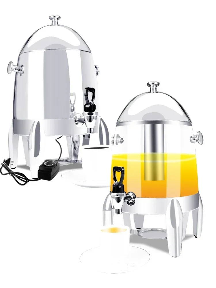 دلو عصير التدفئة الكهربائية ، شفافة ، العزل التجاري ، آلة المشروبات ، دينغ القهوة ، 220 فولت