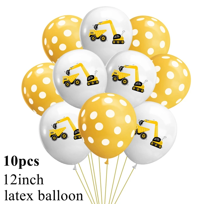 Bau Kuchen Topper Geburtstag Kuchen Dekoration Bagger Turm Kran Verkehrszeichen Fahrzeuge Kinder Geburtstag Party Baby Dusche – Detail 7