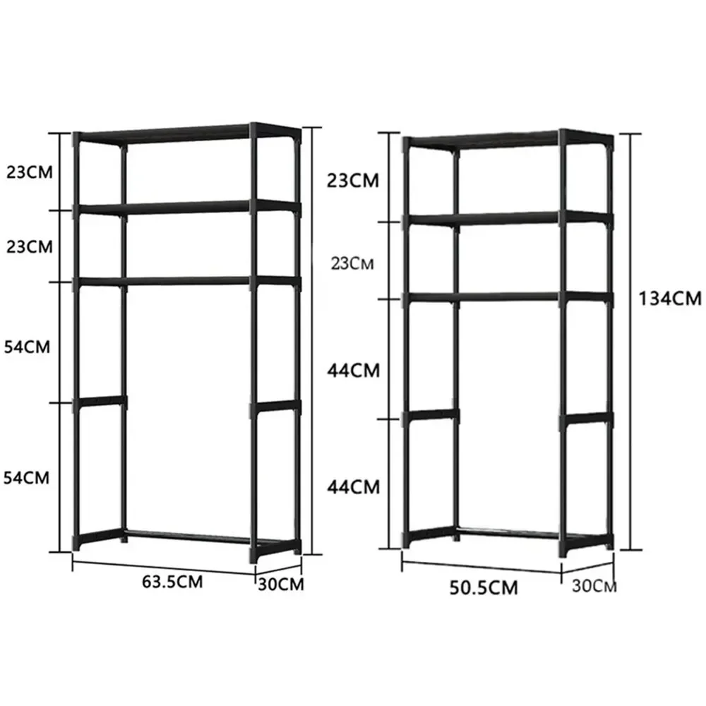 Multilayer Over The Toilet Storage Rack Multilayer Perforation-Free Washing Machine Shelf Home Kitchen Floor Standing Holder