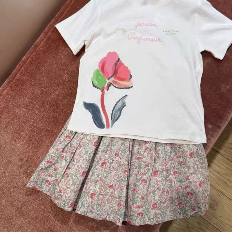 

Children'sPartial Spot Goods 2026 Summer BP Boys Shorts Girls Print Dress Baby Shirts Outfit Set Toddler Boys T-shirts Clothing