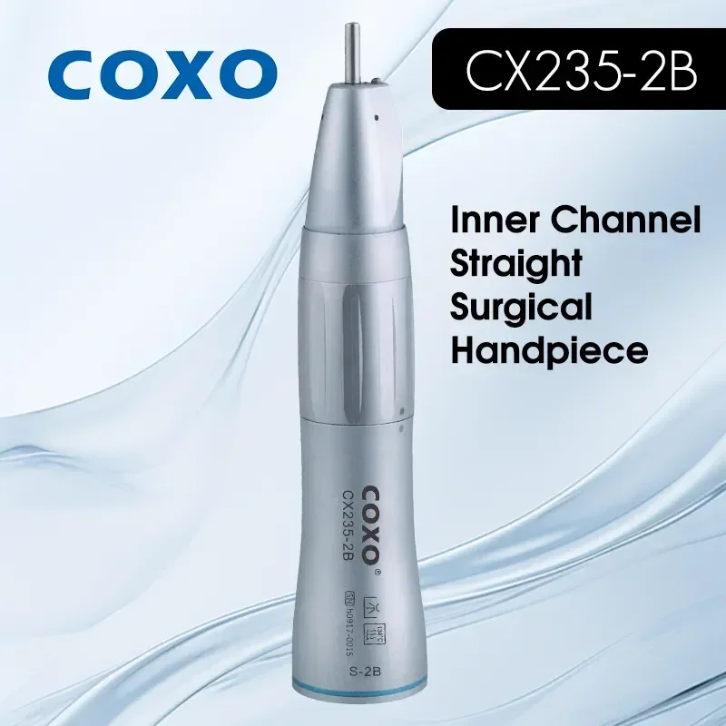 COXO CX235-2B 1:1 Dental Contra-Angle Handpiece - Inner Channel Transmission for Electric Micromotors and Polishing Tools - NSK