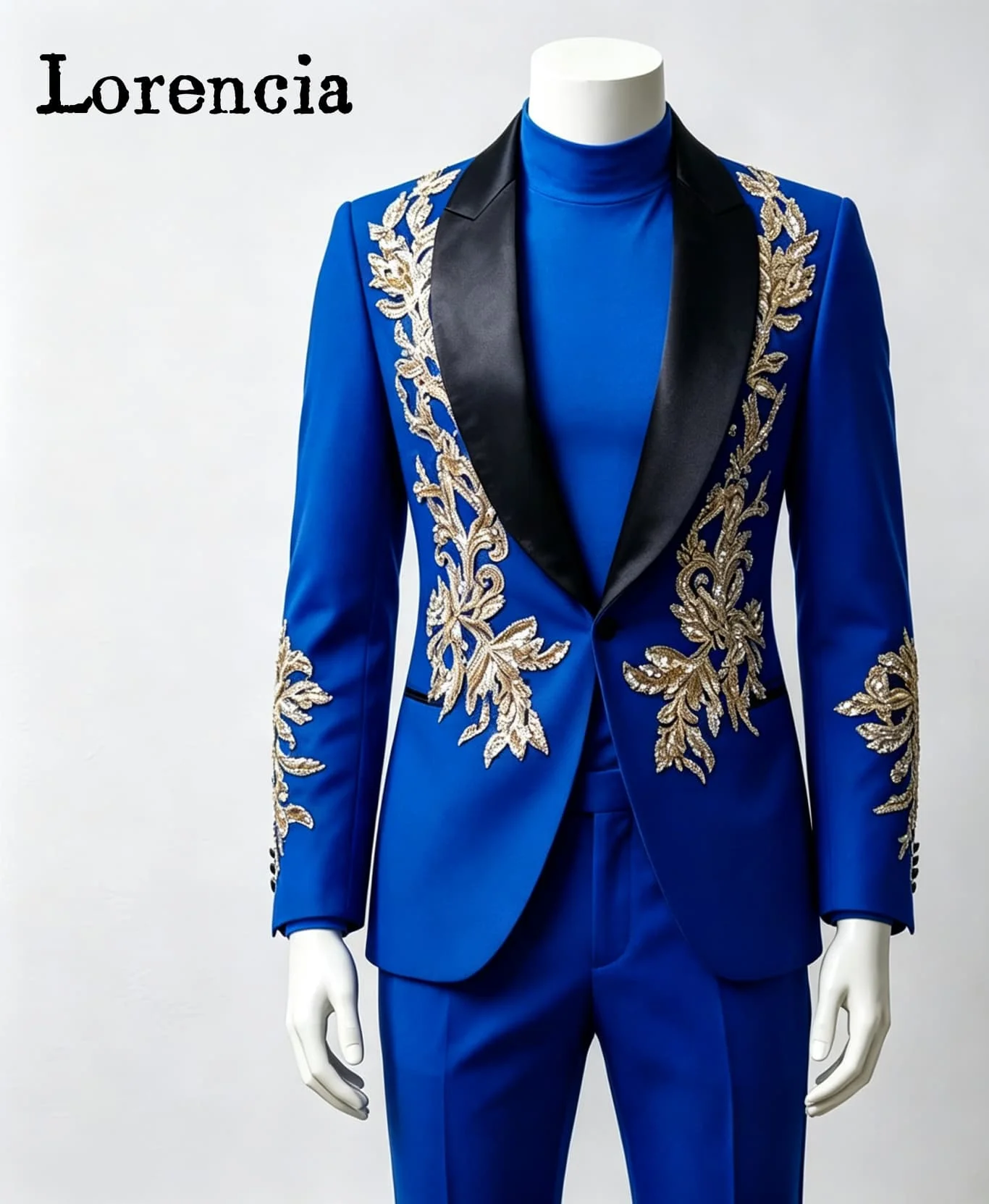 Luxury Shawl Lapel Men Suits Satin Collar 2 Pieces Sets Groom Wedding Tuxedo Slim Fit Party Male Blazer Customized Costume Homme