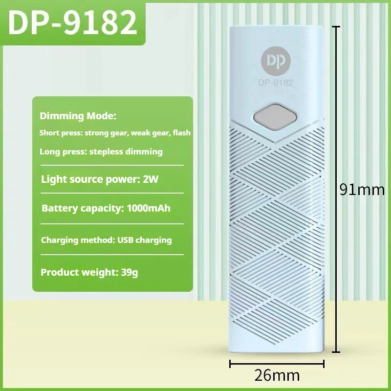 2pcs Mini Flashlight Type-C Rechargeable led flashlight Edc Torch Light Outdoor Self Defense Rechargeable lamp for fishing