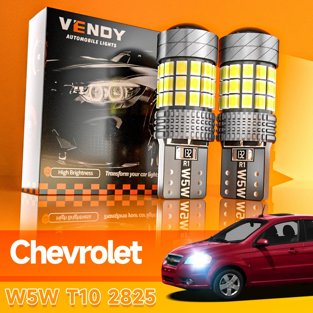 2pcs LED Clearance Light Lamp Bulb W5W T10 Canbus For Chevrolet Aveo Captiva Corvette Cruze Epica Lacetti Niva Nubira Orlando