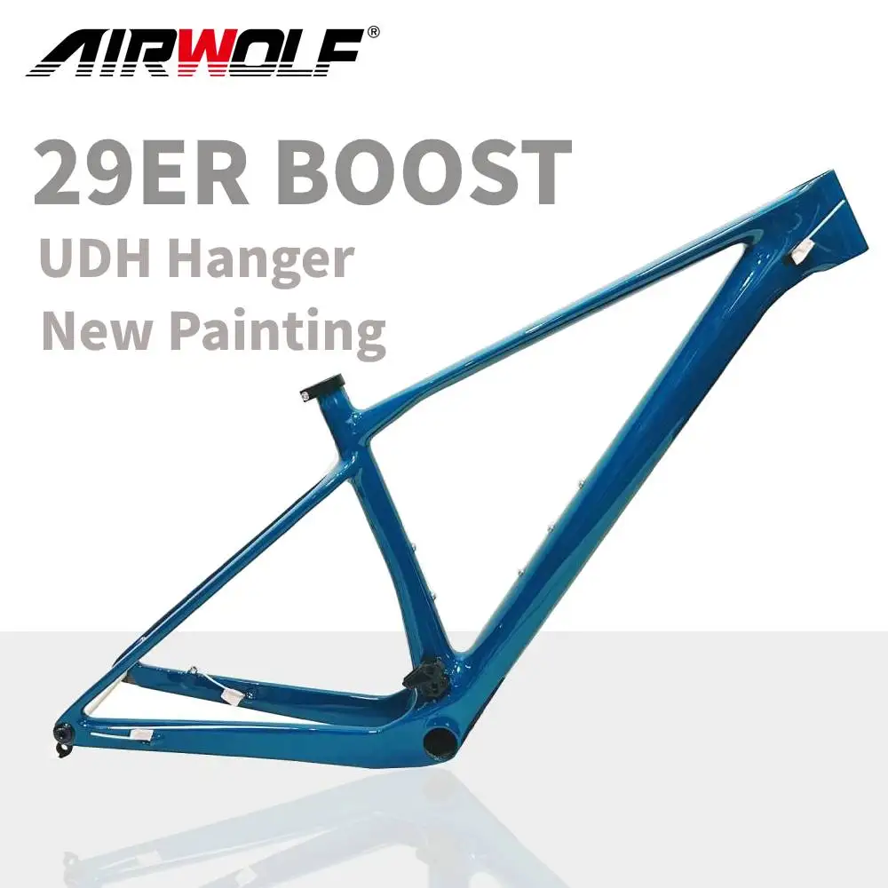 

Airwolf T1100 Карбоновая рама MTB 29er 148*12 мм Рама UDH Вешалка Полная скрытая рама кабеля Хардтейл Горный велосипед