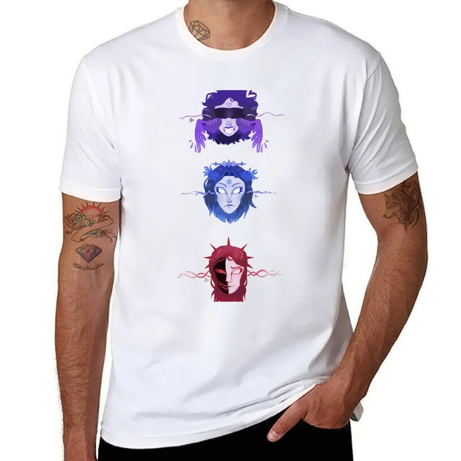 

Chonny jash-multi faces T-Shirt t shirts for man slim fit man t shirt designer T-Shirt