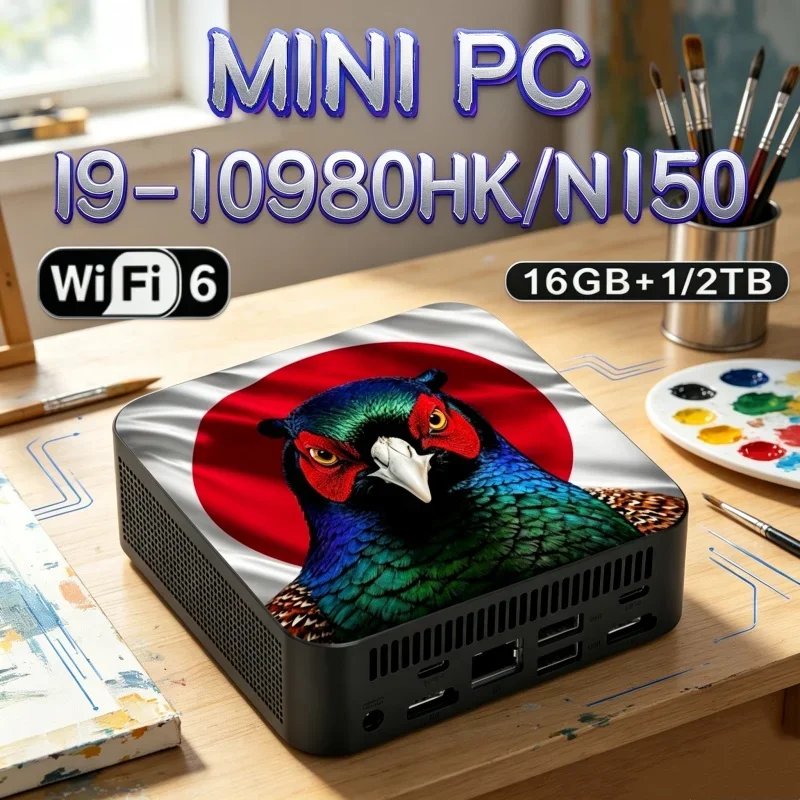 インテル-i9-10980hk-n150-windows-11-jpパターン-ミニpc-16gb-ram-1tb-2tb-ssd-wifi6-bt52-4k-hd-高速応答-ゲーミング-オフィス