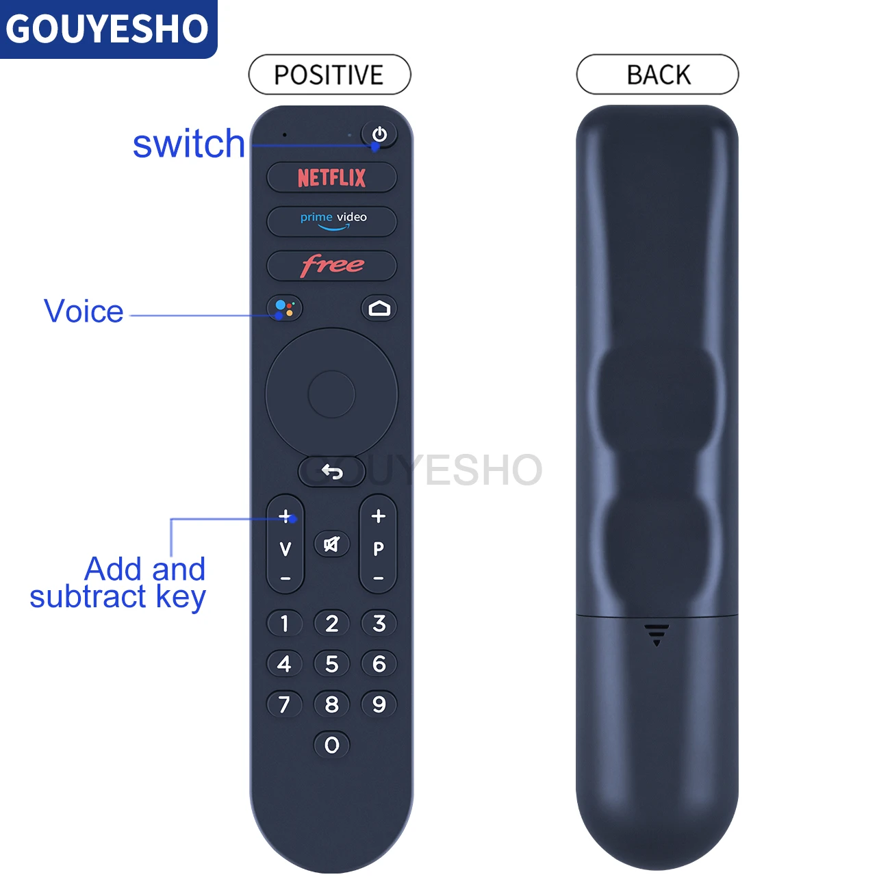 New Replacement Voice Remote Control For Freebox POP TV Box