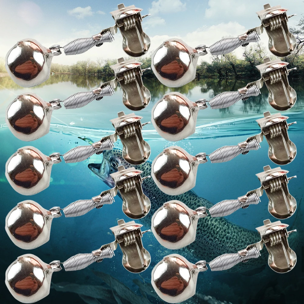 

Metal Fish Alarm Bells Adjustable Fishing Rod Bite Bait Alarm Portable Tackle Anti-corrosion Anti-rust Fishing Accessories