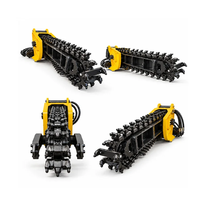Heavy Duty Factory Excavator Chain Trencher Hydraulic Trenching Machine Ditch Digger for Pipeline Cable Construction Excavator