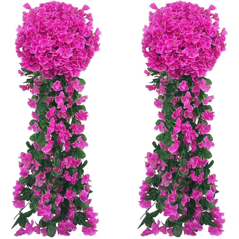 1PC Kunstbloemen Zijde Violet Muur Opknoping Bruiloft Scène Decor Thuis Oppotten Outdoor Tuinfeest Festival diy geschenken Hotsale