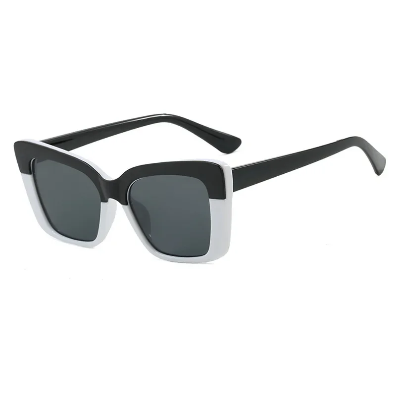 

New Style Large Frame Square Sunglasses Outdoor Women Color Blocked Eyewear Punk Party Men Sun Shades